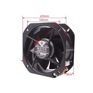 พัดลมแบบแกนหมุน 200FZY6 S 220V 85W 223 มม. แบบลูกปืน สำหรับระบายอากาศในท่อ - Product Image 1