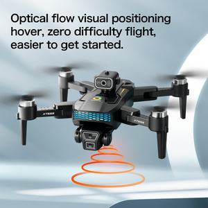 Drone GPS XT555 pour débutants, contrôlé par écran, caméra double 4K HD, moteur sans balais, retour automatique, quadricoptère pliable 6 axes - Product Image 4