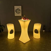 Discothèque disco meubles éclairage extérieur led haut bar à cocktails table bar meubles