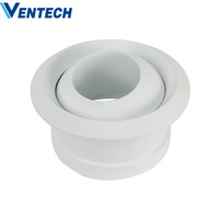 Système HVAC bec de boule réglable en aluminium alimentation en Air diffuseur de buse de Jet de boule monté au mur