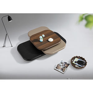 Tối thiểu sang trọng hình Bàn cà phê có kích thước nhỏ có thể thu vào ba lớp thiết kế Bàn cà phê - Product Image 4