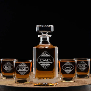 Carafe à whisky de luxe écologique de 25 oz avec bouchon en verre, livraison gratuite aux États-Unis - Product Image 5