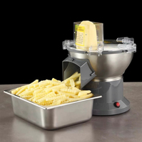 Coupe-légumes multifonctionnel commercial avec moteur 200W, longue durée de vie, garantie 1 an, pour pommes de terre, oignons et plus