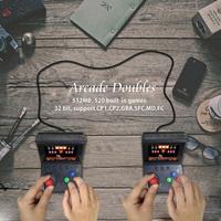 Mini console vidéo d'arcade rétro 32 bits Machine de jeu portable portable avec 500 jeux classiques cadeau pour les enfants