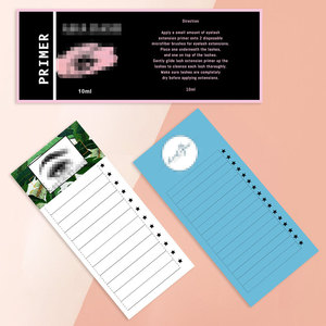 Tarjeta de Soporte para Extensiones de Pestañas de 9 mm, 0.15D, Longitud 10 mm, Uso Profesional, con Diseño de Logotipo - Product Image 5