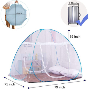 Zanzariera Portatile Pieghevole Pop-up per Esterni, con Cerniera, per Letto Singolo/Queen Size, in Poliestere, Ideale per l'Estate - Product Image 5