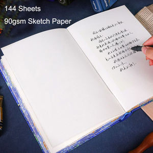 Bloc-notes XinyiArt A5 relié rigide, série Van Gogh, 144 feuilles, 90 g/m², pages vierges, carnet de croquis pour artiste, carnet de dessin - Product Image 4