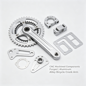Componentes Mecanizados por CNC, Brazo de Manivela de Bicicleta de Aleación de Aluminio Forjado - Product Image 6