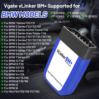 Herramienta de Diagnóstico OBD2 Vgate VLinker 2026 BM+ BT 4.0 BIMMERCODE para IOS y Android