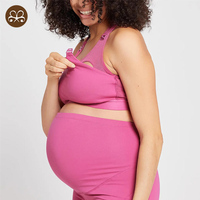 Ensemble de soutien-gorge de sport d'allaitement personnalisé, taille haute, Yoga, Leggings de grossesse, levage de fesses pour femmes enceintes