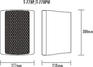 Chuyên nghiệp PA hệ thống 8 "+ 2" hai cách treo tường loa trong nhà tốt nhất trong tường Surround Loa - Product Image 4
