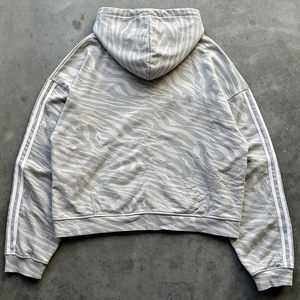 Sweat-shirt à capuche camouflage surdimensionné pour homme, fermeture éclair intégrale, poches sur le devant, coupe classique, vêtement décontracté pour l'automne, 100 % polyester French Terry - Product Image 3