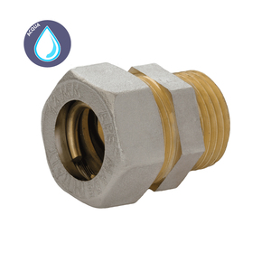 Raccord de joint torique mâle droit 22x3/4 acier au carbone acier inoxydable zinc filetage NPT plastique laiton techniques de forgeage pour tête fluide - Product Image 2