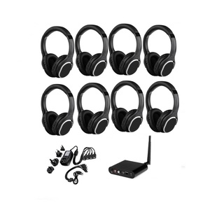Cinematic HI-FI Sound Outdoor Rooftop Movie Film Wireless Headphone Silent Disco RF998A Multi Headphones Work With A Transmitter - Product Image 1