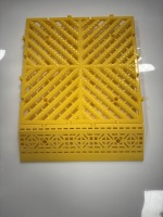 Dalles de sol amovibles en WPC à emboîtement, grilles de drainage antidérapantes, imperméables et résistantes aux chocs pour garage, salle de sport et lavage de véhicules
