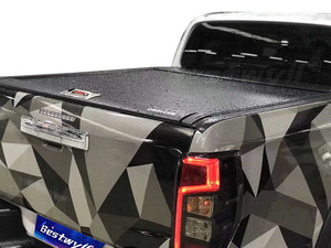 Cubierta de Caja de <span class=keywords><strong>Camioneta</strong></span> Enrollable de Aluminio BESTWYLL, Cubierta de Tonneau Manual Retráctil para Mitsubishi Triton <span class=keywords><strong>L200</strong></span> F02 - Product Image 3