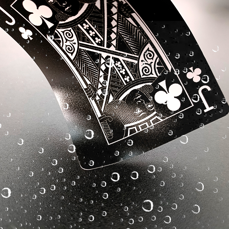 Loose Fit Tunic Top 2 Decks Waterproof Plastic Playing Cards - Foil Design For Games & Tricks Family Game Night Cards