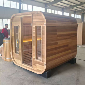 Sauna traditionnel en cèdre rouge à <span class=keywords><strong>prix</strong></span> réduit, en stock entrepôt Amérique, pour 3-4 personnes, 2000*2000*2000MM - Product Image 3