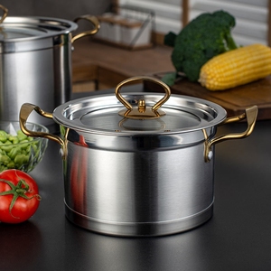Nhà Máy Bán buôn súp Nồi thép không gỉ cổ nồi súp nồi cho nhà hàng khách sạn với nắp không dính Cookware Set - Product Image 4