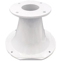 Haut-parleur de compression à fixation par boulons de 2 pouces avec diffuseur en aluminium blanc de qualité supérieure