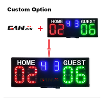 Nouveau Tableau de Score Numérique Sans Fil Amélioré à Bouton Poussoir, Compteur de Points Portable LED pour Terrains de Tennis et de Padel
