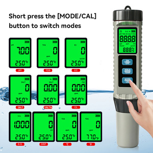 Medidor de Agua Multiparamétrico <span class=keywords><strong>8</strong></span> en 1 MF-X81, Medidor de PH, TDS, EC, Salinidad, CL, ORP para Acuarios, Hidroponía y Peceras - Product Image 2