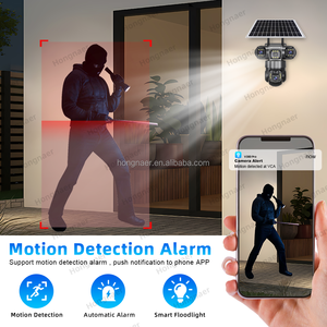 Hongnaer 12MP 6K Tầm Nhìn Ban Đêm Năng Lượng Mặt Trời <span class=keywords><strong>Wifi</strong></span> Giám Sát Không Dây An Ninh CCTV IP <span class=keywords><strong>Camera</strong></span> V380 <span class=keywords><strong>Pro</strong></span> 3 Ống Kính Ngoài Trời <span class=keywords><strong>Wifi</strong></span> Năng Lượng Mặt Trời Máy Ảnh - Product Image 5