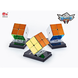 Cubo de Rubik Electrochapado en Oro Magnético 3x3, Rompecabezas de Velocidad Suave para Niños, Juguete Educativo de Aprendizaje - Product Image 2
