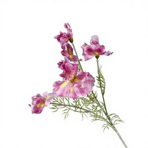 زهرة السوسن الصناعية ثلاثية الأبعاد من الحرير لتزيين المناسبات والزفاف والاستخدام الخارجي، واقعية وفاخرة بتصميم بارز - Product Image 4