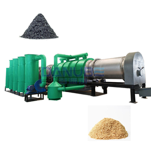 DANUBE Continuous Carbonization Furnace Biochar Making <b>Machine</b> Charcoal Large Capacity <b>Rotary</b> Continuous Carbonization Furnace - Product Image 1