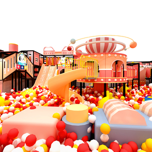 Parco Giochi al Coperto Personalizzato Aoleao con Piscina di Palline, Scivolo, Trampolino e Giostra per Bambini, Certificato CE e TUV - Product Image 1