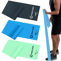 Bandas Elásticas de Ejercicio Profesionales Personalizadas al por Mayor, Largas, Sin Látex, para Fisioterapia, Yoga y Pilates