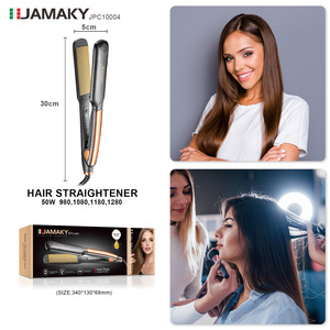 เครื่องหนีบผม JAMAKY ขนาด 30 ซม. 50 วัตต์ เซรามิก ปล่อยประจุลบ ควบคุมอุณหภูมิ สำหรับยืดและม้วนผม - Product Image 1