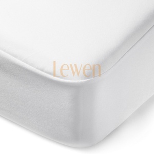 Funda de colchón impermeable, absorbente, transpirable, suave, ajustable, con bolsillos profundos, lavable a máquina, antiácaros, <span class=keywords><strong>para</strong></span> todas las estaciones, de punto liso. - Product Image 6