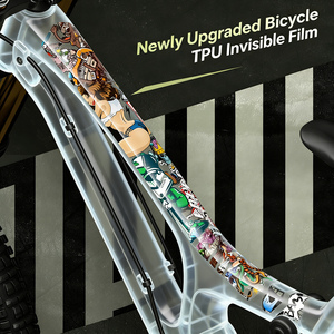 <span class=keywords><strong>Film</strong></span> invisible pour vélo, <span class=keywords><strong>film</strong></span> protecteur anti-rayures pour vélos <span class=keywords><strong>de</strong></span> route et <span class=keywords><strong>de</strong></span> montagne, design changeant <span class=keywords><strong>de</strong></span> couleur sur toute la surface, autocollant <span class=keywords><strong>de</strong></span> vélo en TPU - Product Image 2