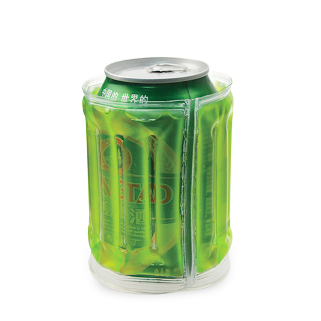 Polyester Portable Beer Bottle Cooler with Zipper Closure for Wine Beverage and Beer Drinks Promotional Items