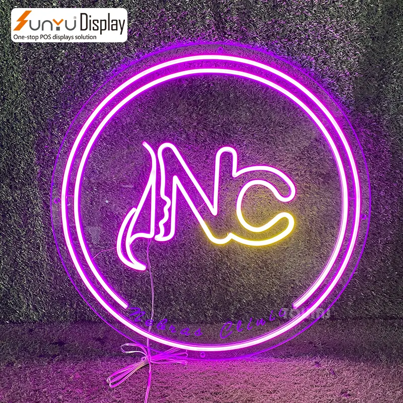 Led neon Light Signs custom Acrylic Letters Wedding Birthday Happy Bar Letter Glass happy birthday neon sign