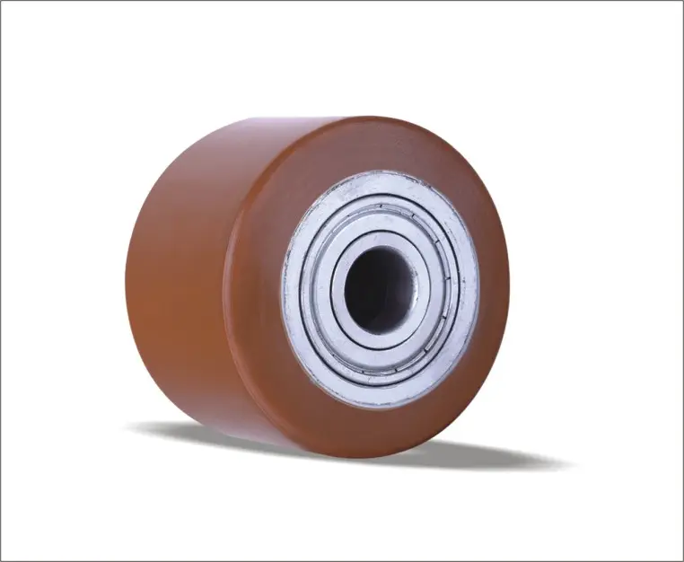 hardness 55 Shore D restricted resistant to water vapour hot water double shielded ball bearings are lubricated grease roller