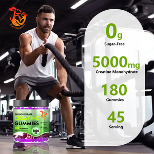 Suplemento Dietético OEM, Gomitas de Creatina Monohidrato para Adultos, para el Desarrollo Muscular, Energía y Resistencia - Product Image 5