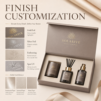 Emballage de luxe personnalisé pour collection de parfums, en carton rigide à bords superposés, fabrication OEM
