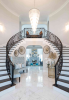 Escalier intérieur de luxe CBMmart avec éclairage LED, escalier en bois de chêne préfabriqué de qualité supérieure, escalier incurvé classique, escalier circulaire pour loft