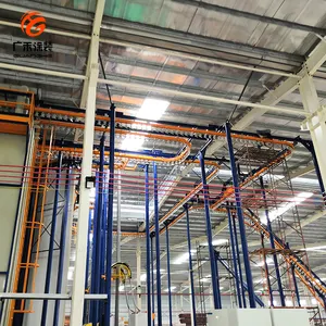 High Quality Aluminum Profile Automatic Powder Pray Painting Coating Line Vertical