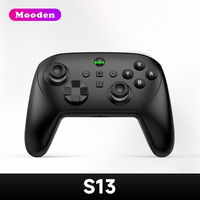 Manette de jeu sans fil F Wholesale New S13/S13 Pro pour Switch 1/2 PC, gyroscope 9 axes, capteur de mouvement, manette à effet Hall