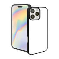 Nouvelles Coques de Téléphone Personnalisées en TPU 2D par Sublimation, Colorées, avec Doublure Intérieure Floquée pour iPhone 16, 16 Pro, 17, 17 Pro