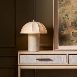 Travertine Table Lamp E27 Led 220V Switch Control Eye Caring For Bedroom Guesthouse <b>Decorative</b> <b>Lighting</b> - Product Image 1