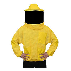 Chaqueta de apicultura transpirable Ropa de apicultura blanca Suministros de fábrica Ropa de abeja Traje Chaqueta de apicultor - Product Image 5