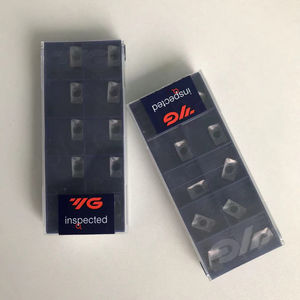 APKT100308PDTR YG602 Inserts en carbure carrés 100% originaux pour tournage externe à avance élevée sur tour CNC, revêtement PVD pour l'acier - Product Image 2