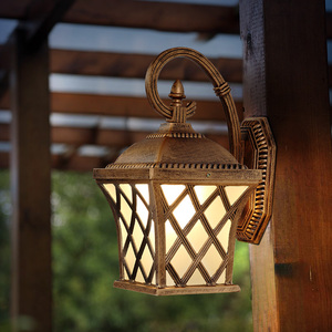 Hiện đại vườn LED Tường Ngoài Trời ánh sáng lịch thi đấu Trung Quốc bên ngoài đèn đen cổ điển Tường Đèn lồng đèn - Product Image 5