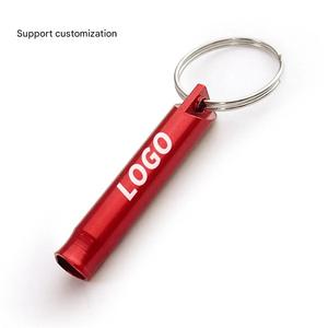 Sifflet d'urgence en alliage d'aluminium multicolore, léger et étanche, pour la sécurité des activités de plein air et l'entraînement - Product Image 2