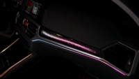 Lumière d'ambiance dynamique Symphony Arc-en-ciel avec gravure laser (axe court) et moule de copilote en option pour BMW Série 3 G20 (2020-2022)